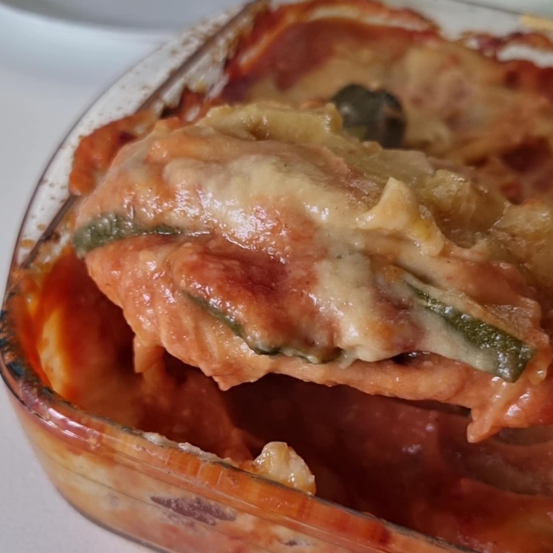Gratin de courgettes façon lasagne (sans gluten)