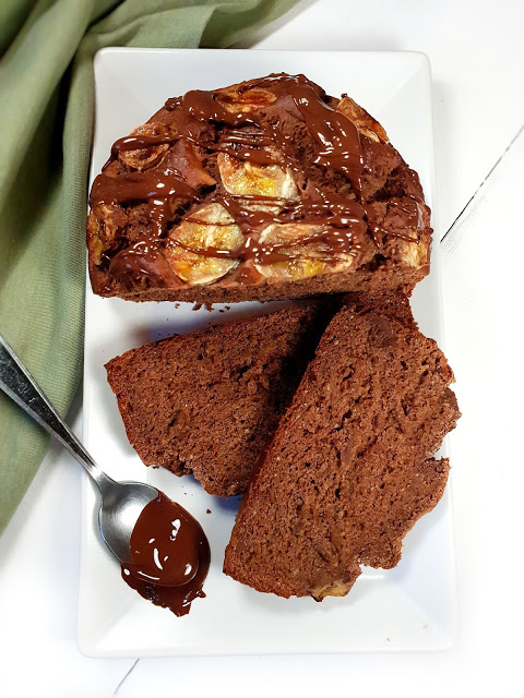BANANA BREAD CHOCO VEGAN (sans gluten, sans lactose, sans oeuf, allégé)