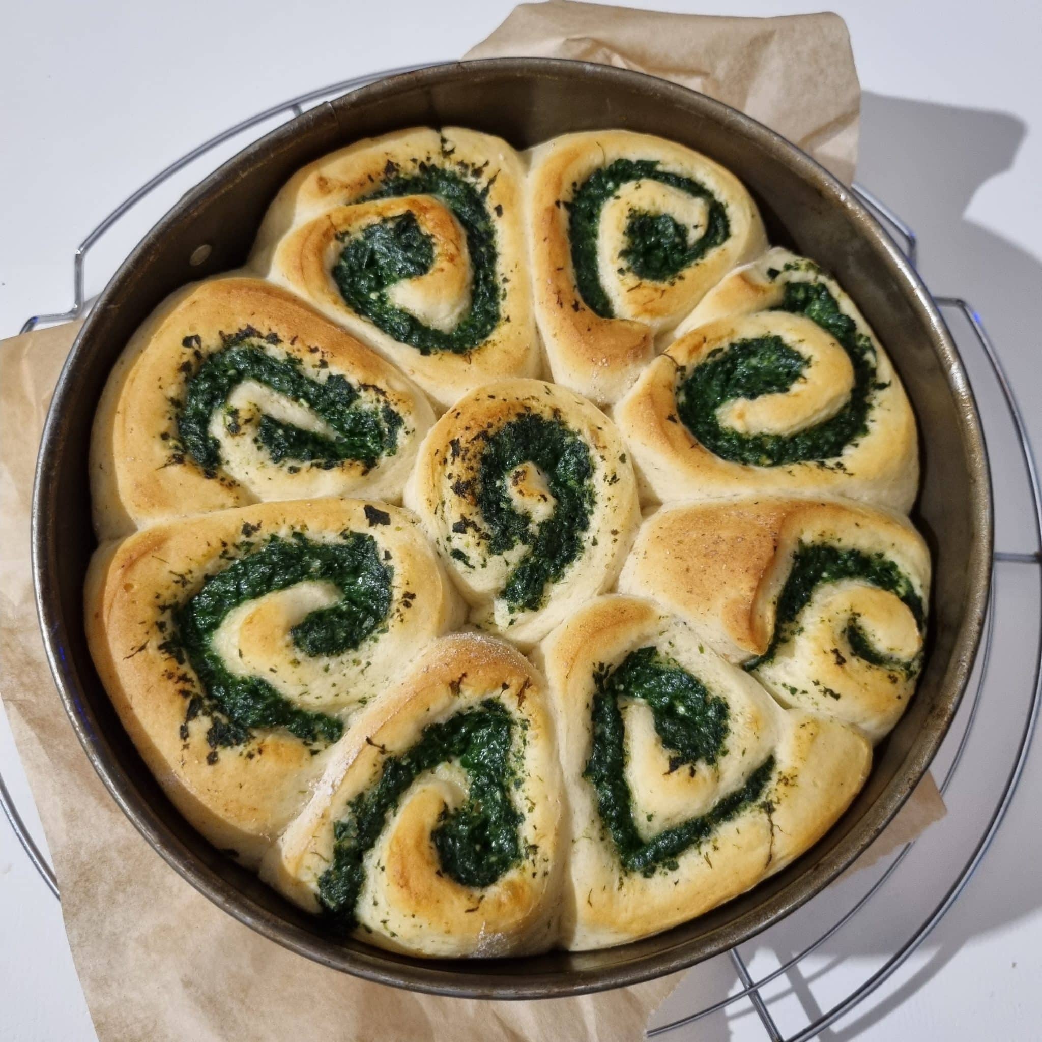 brioche salée épinards roquefort