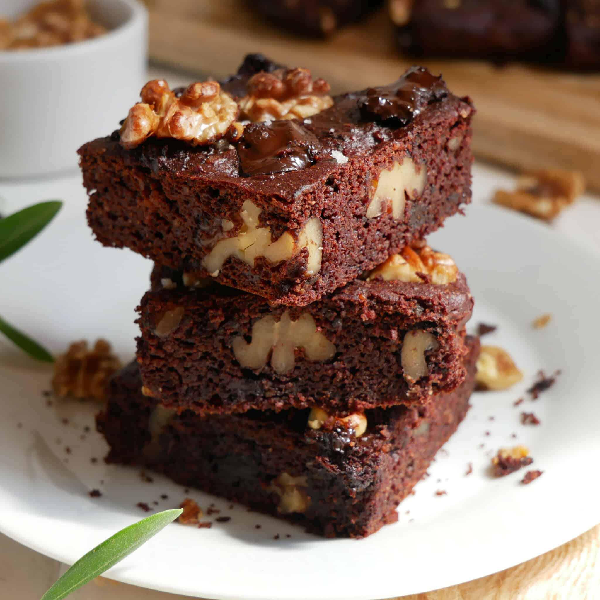 brownie aux lentilles corail vegan