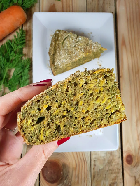 CAKE salé fanes de carottes