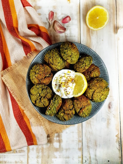 FALAFELS au CHOU KALE et lentilles vertes