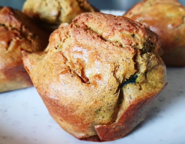 MUFFINS salés courgettes tomates (végétarien - sans gluten)