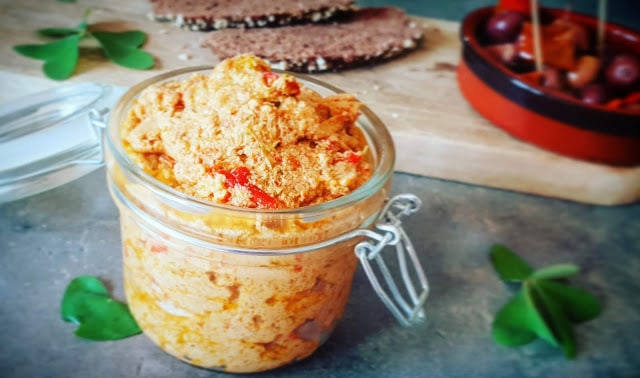 TARTINADE D'ETE_TOFU ET POIVRONS (VEGETALIEN)