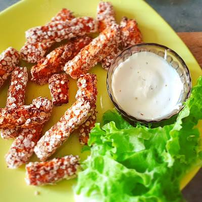 WINGS VEGAN DE TOFU AU FOUR