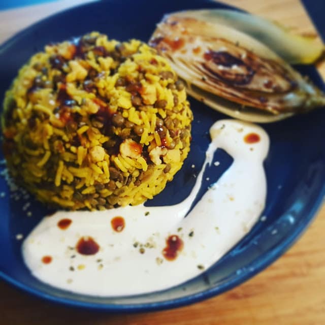 RIZ LIBANAIS aux LENTILLES VERTES