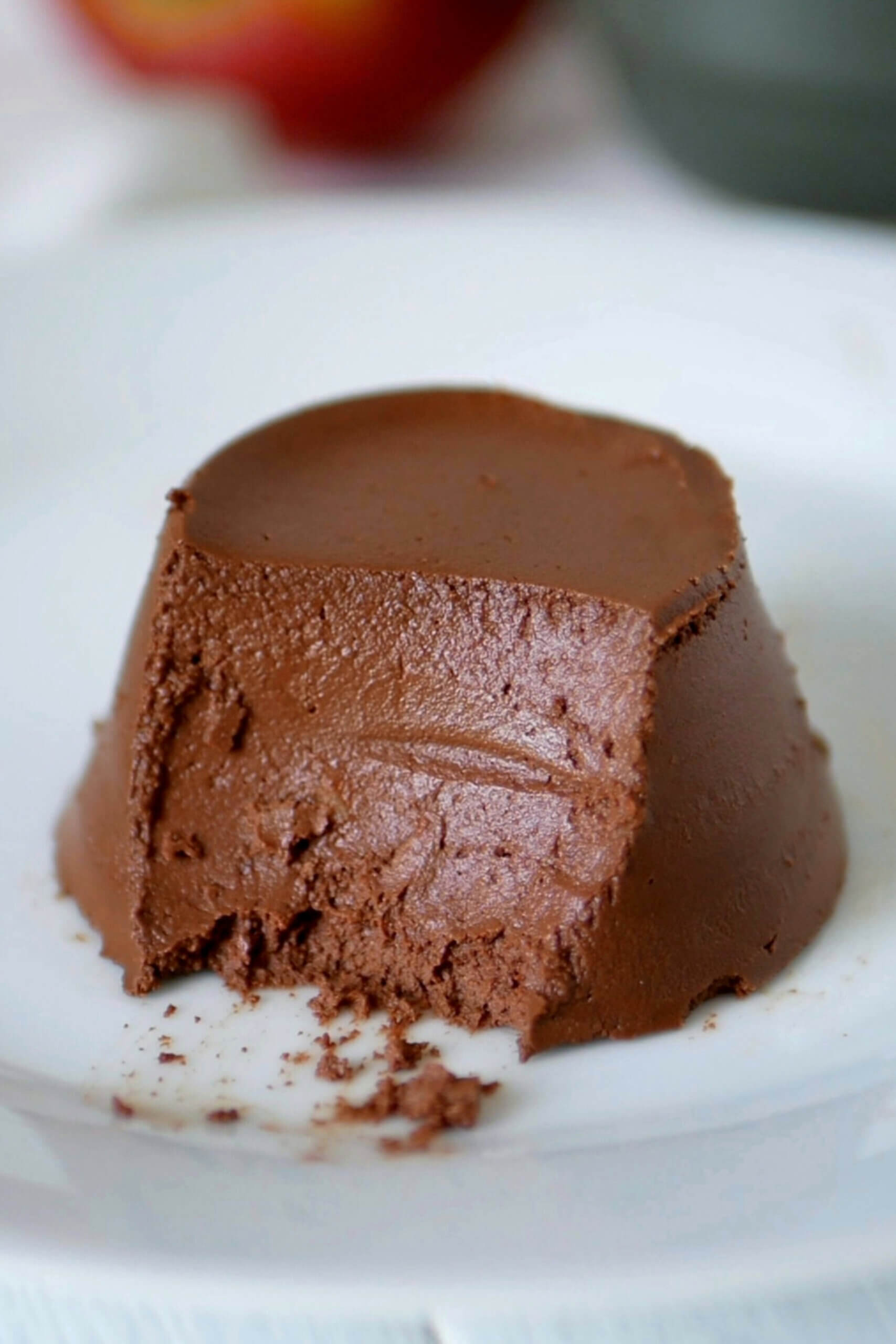 dessert 2 ingrédients : chocolat et pomme, sans cuisson, fondant