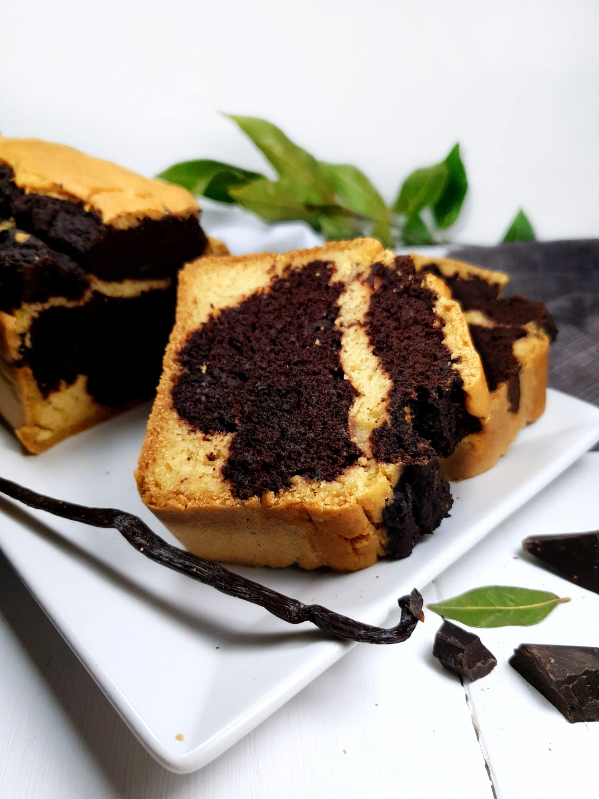 Marbré au yaourt sans gluten-vegan (sans beurre)