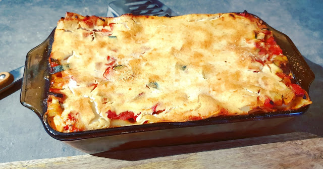 béchamel au tofu soyeux et sauce aux légumes pour lasagne