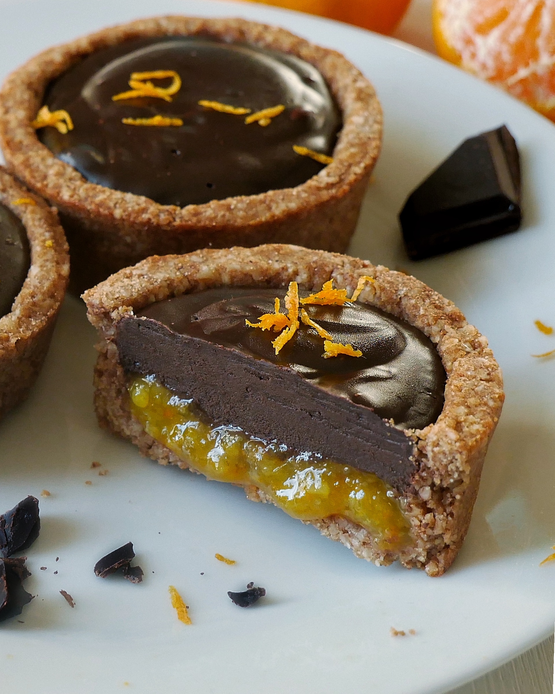TARTELETTES clémentines chocolat noir