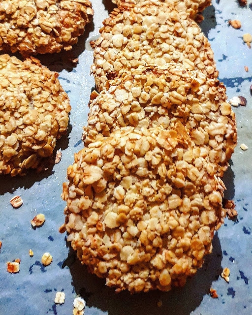 TEMPEH croustillant pané (avec alternative vegane - sans gluten)