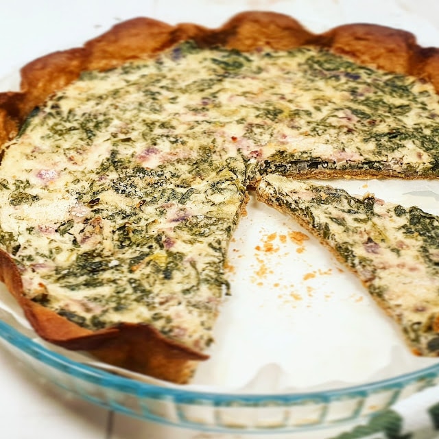 TARTE AUX EPINARDS PROTEINEE