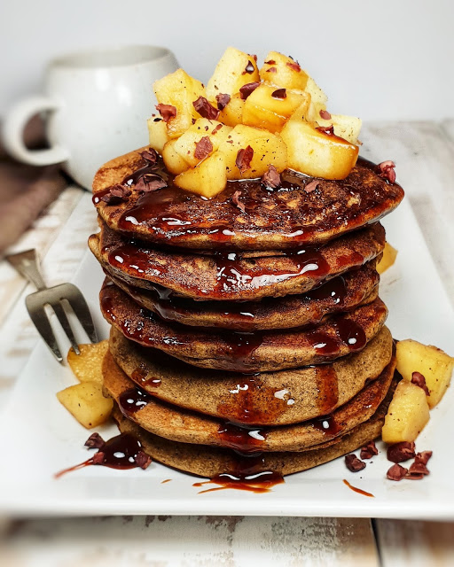 pancakes sans gluten, vegan à la farine de lupin