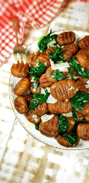 Gnocchi sans gluten (vegan), aux carottes