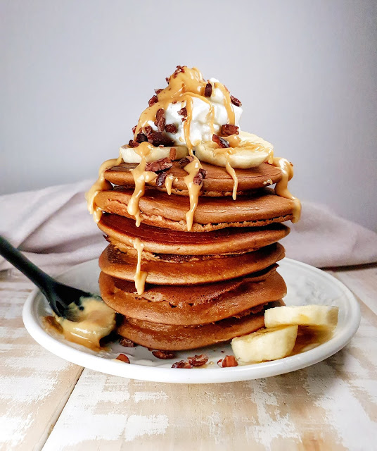 PANCAKES à la farine de lupin et quinoa