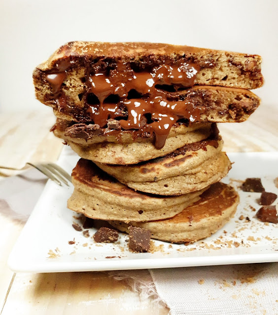 PANCAKES SANS GLUTEN CHOCO FONDANT