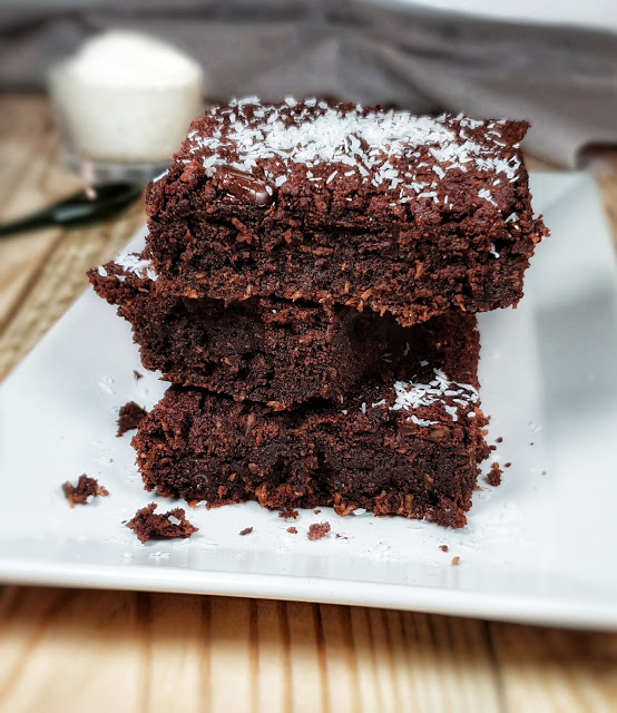 BROWNIE BETTERAVE/COCO (vegan-sans gluten)