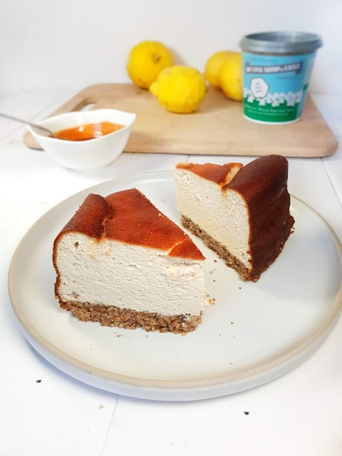 tarte au fromage blanc, sans gluten (SAINT AMOUR)