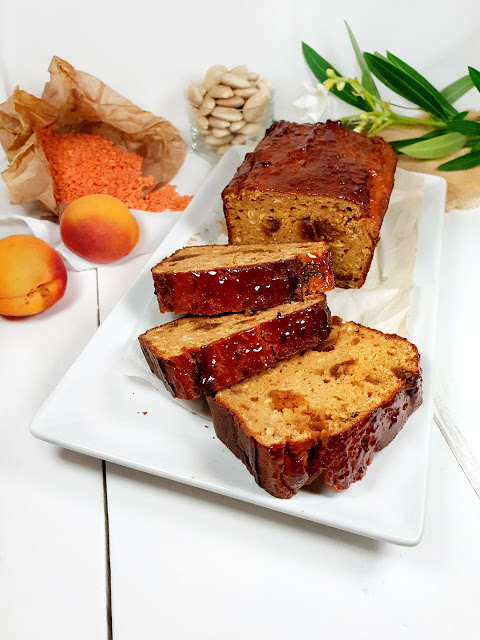 CAKE sans gluten AUX LENTILLES & ABRICOTS