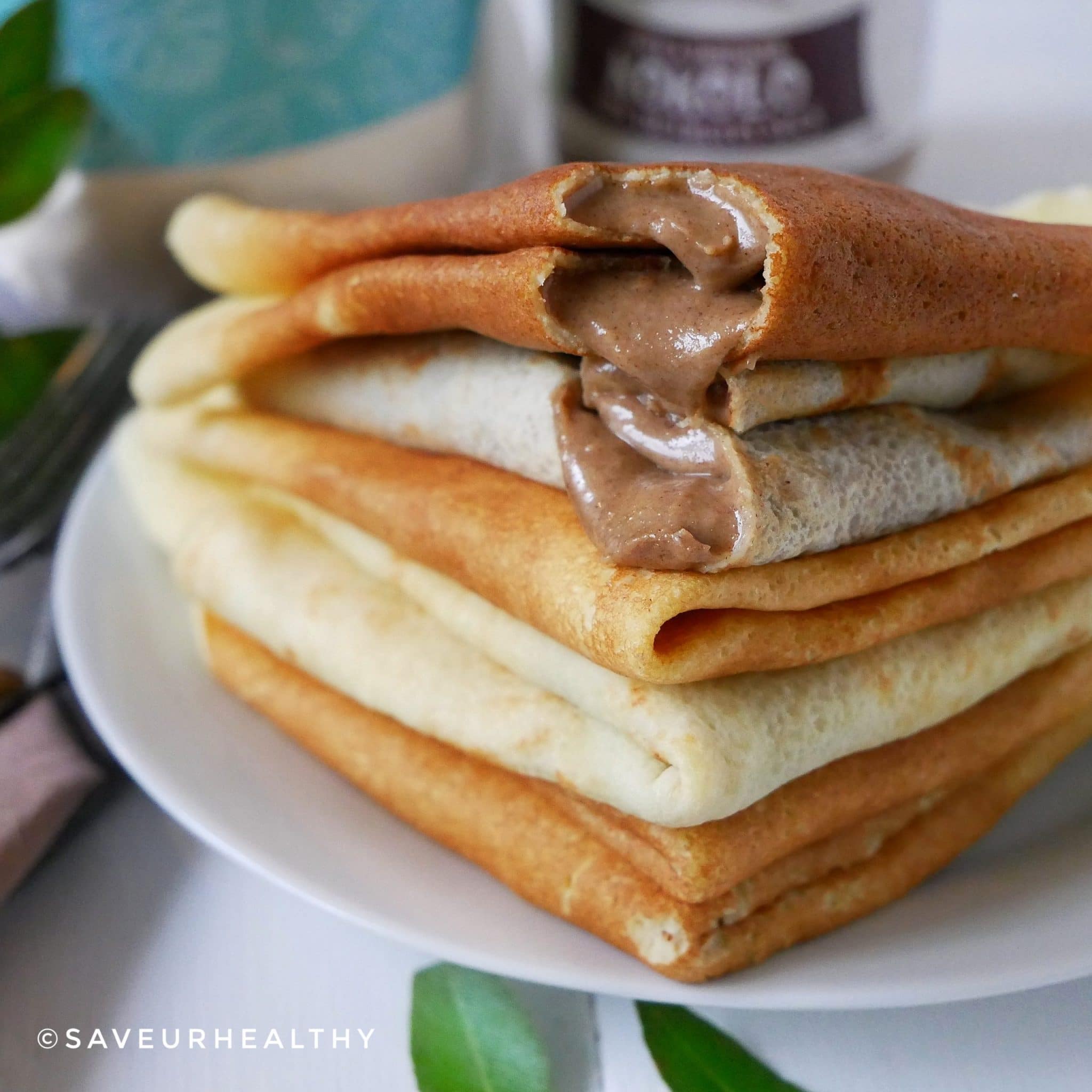 Crêpes sans gluten à la farine de coco