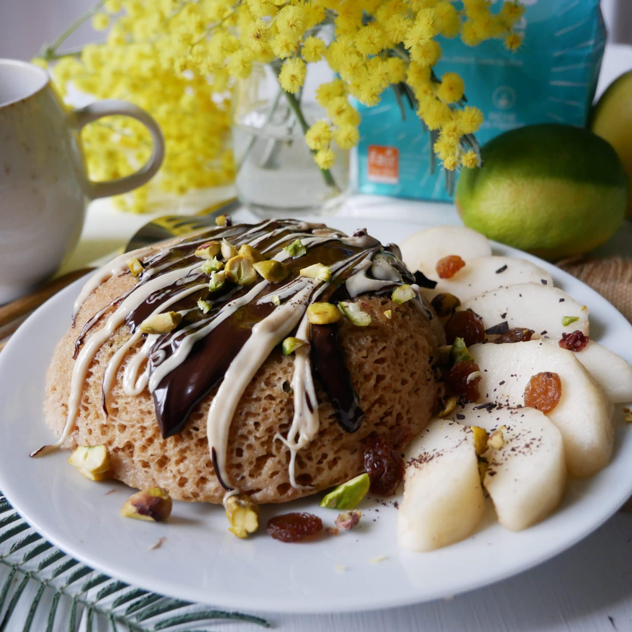 bowlcake farine de patate douce (sans gluten-vegan)