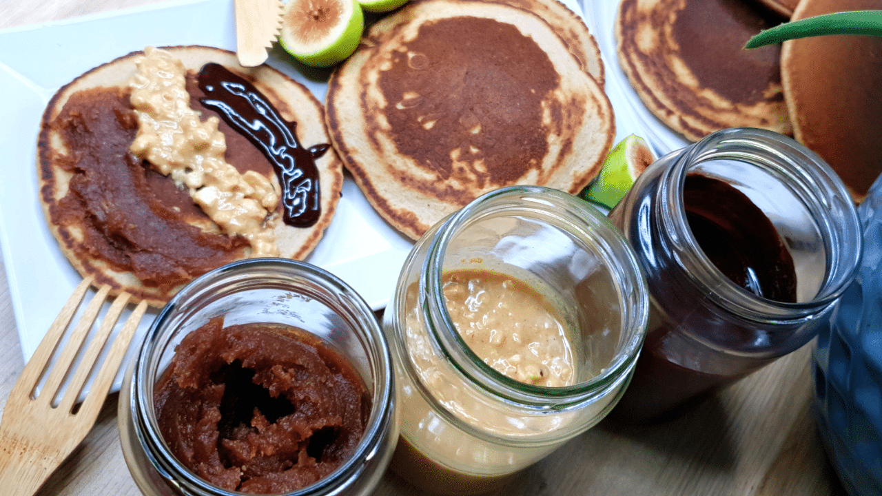3 pâtes à tartiner saines avec 3 ingrédients