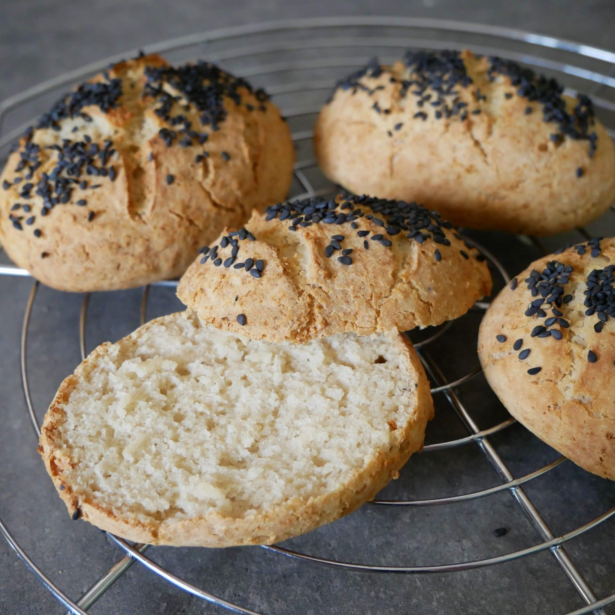 Petit pain express à la farine de riz (sans gluten)