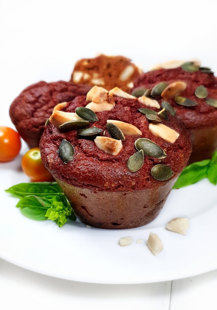 MUFFINS salés BETTERAVE (sans gluten)