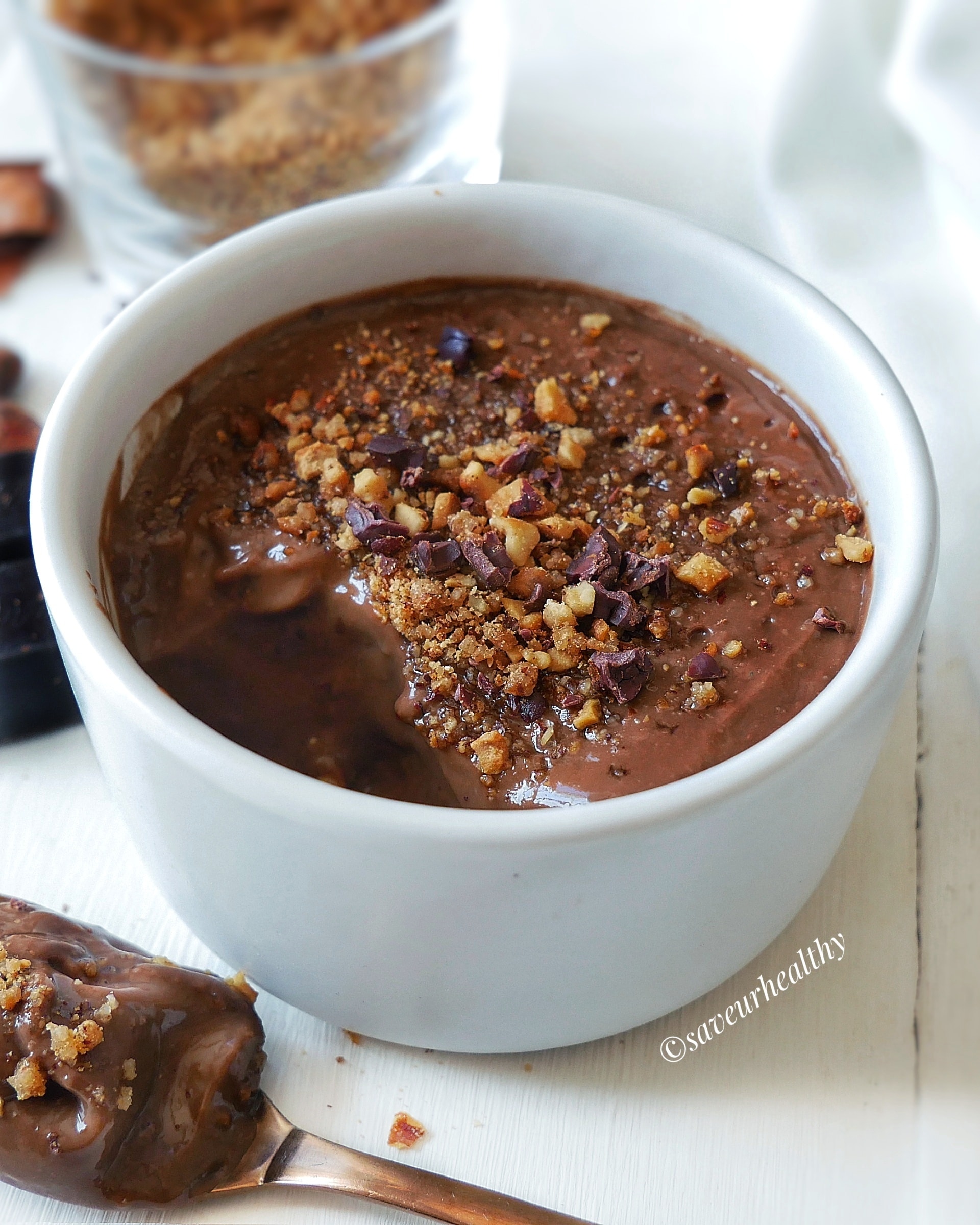 Crème dessert chocolat (vegan-sans gluten)