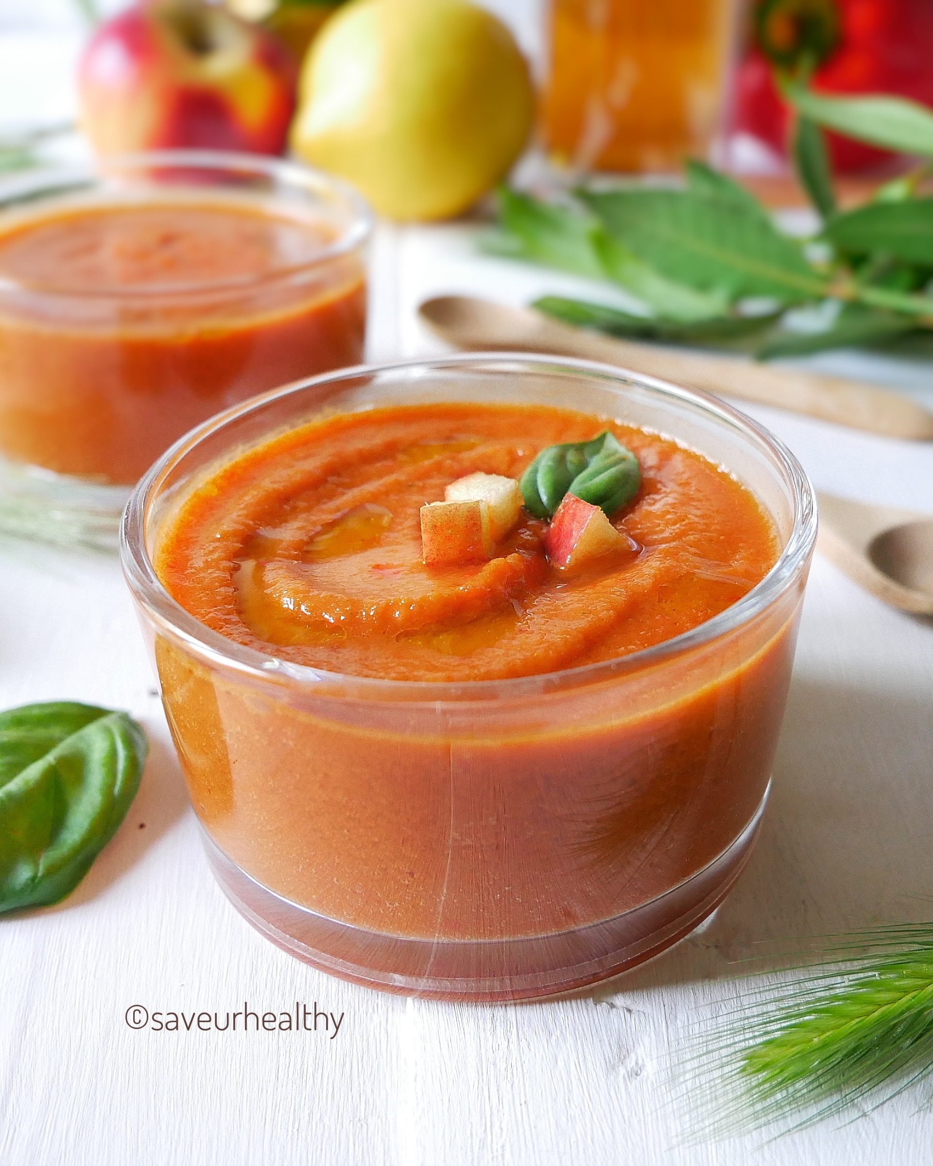 GASPACHO poivron pomme avocat