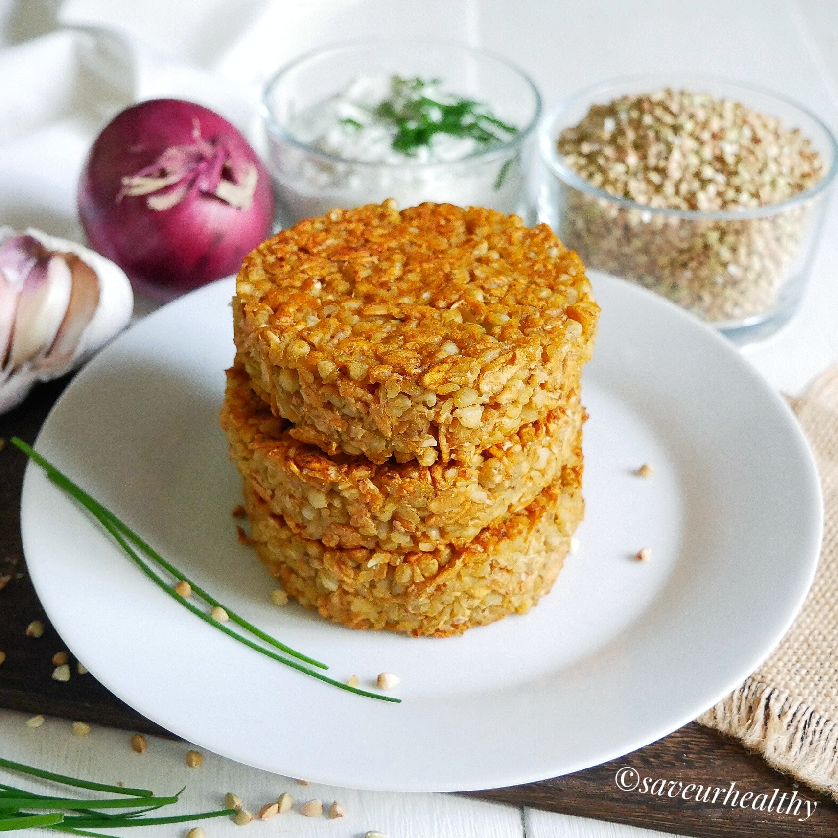 STEAK VEGETARIEN au sarrasin (sans gluten)