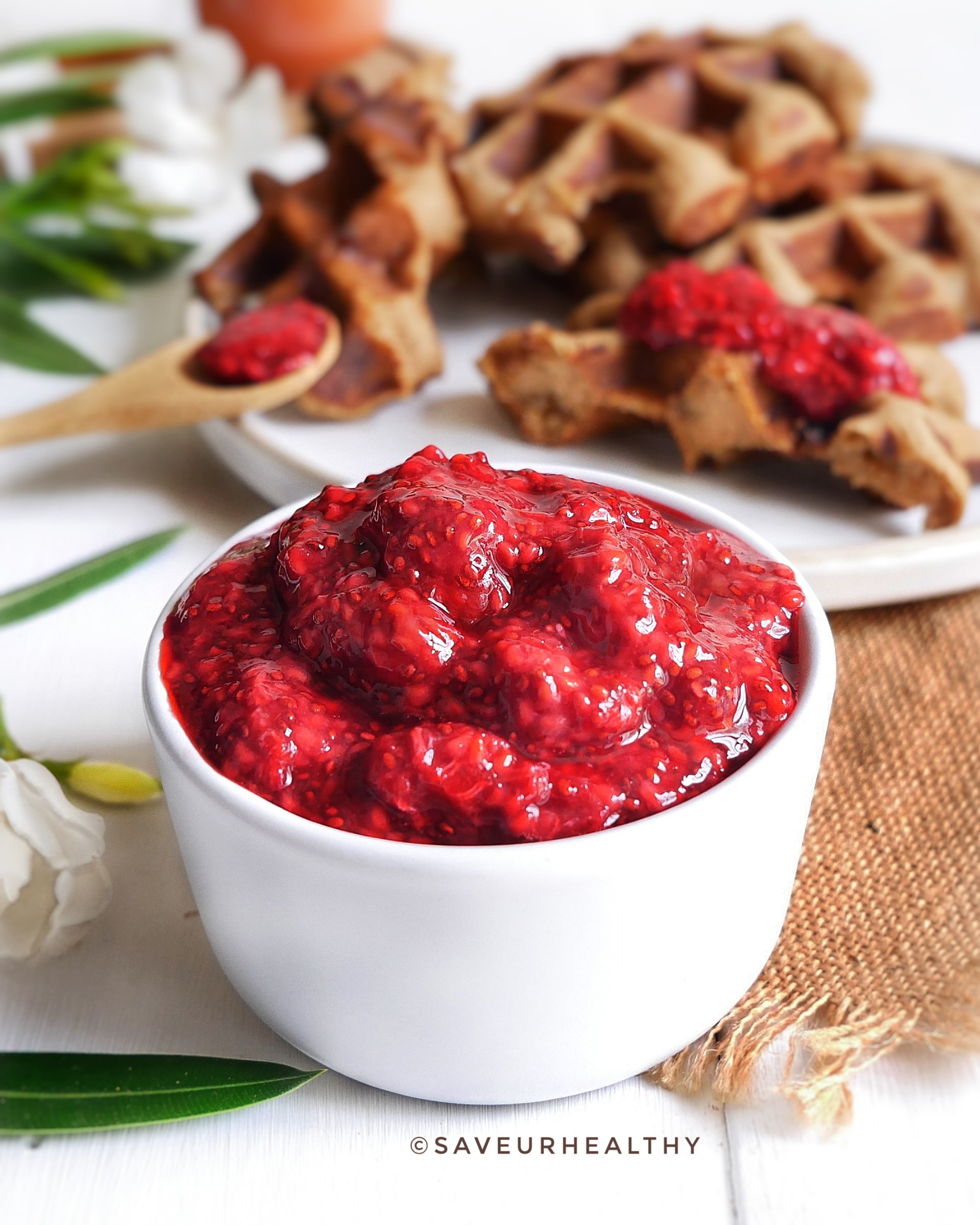 crufiture graines de chia (confiture sans cuisson)