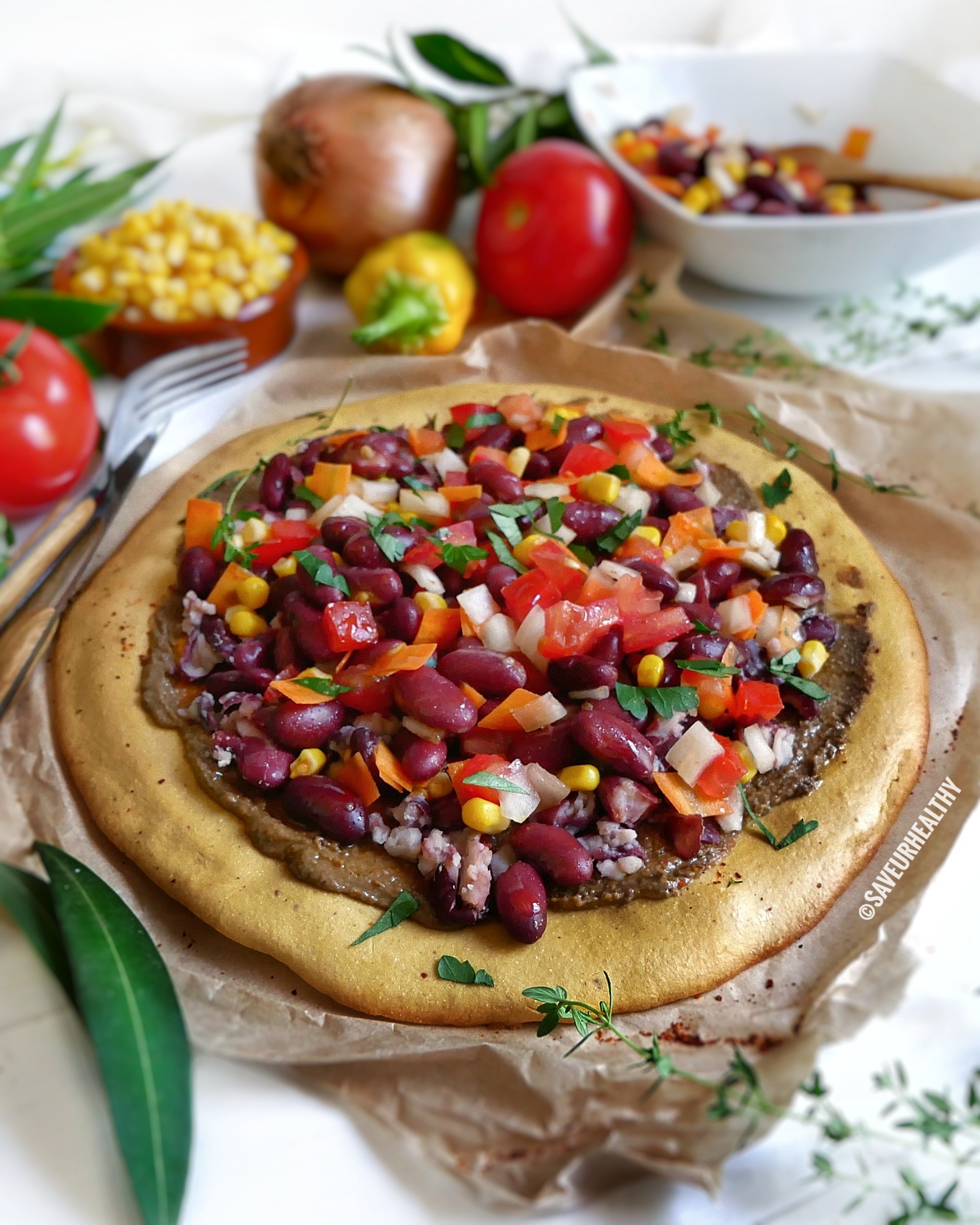 GALETTE MEXICAINE façon PIZZA express sans gluten