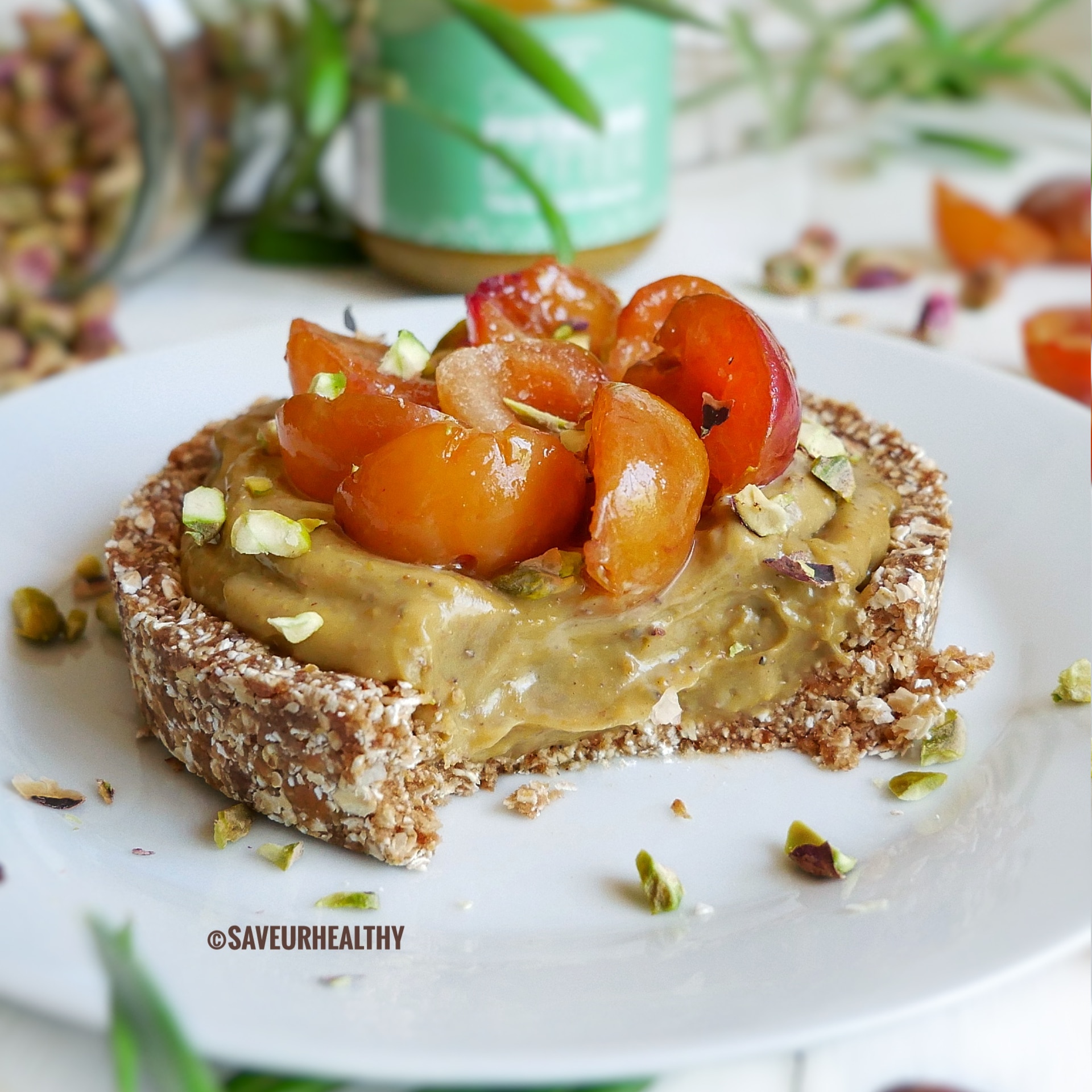 crème pâtissière pistache express (vegan, sans gluten)