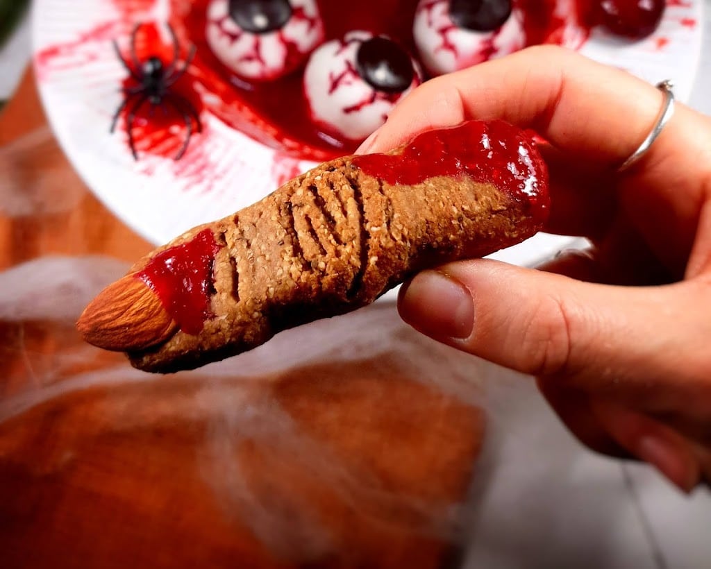 DOIGTS HALLOWEEN (protéiné-sans gluten-vegan)