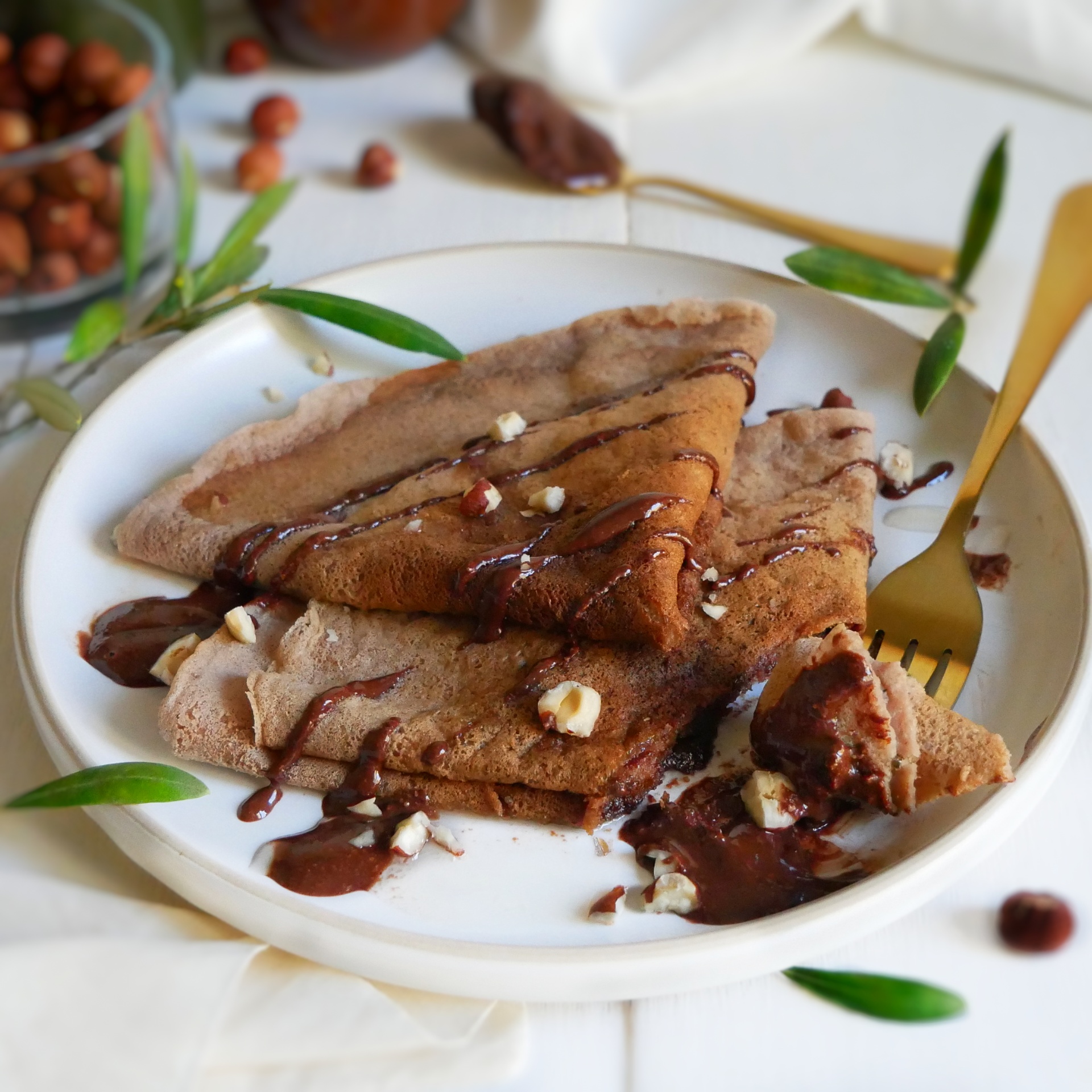 crêpe sans gluten vegan châtaigne & sarrasin