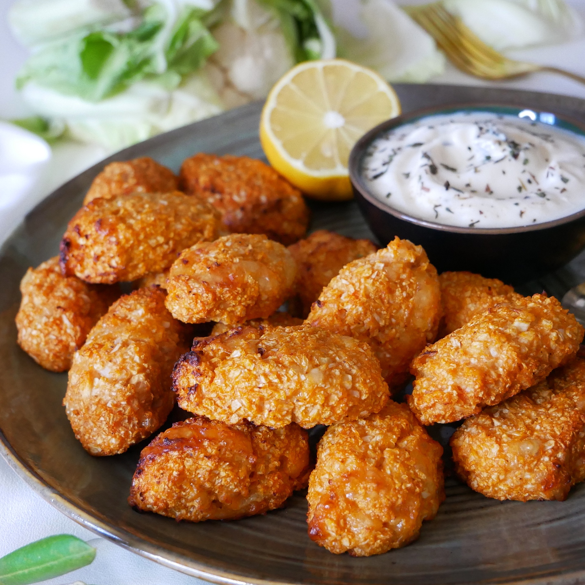 croquettes chou-fleur healthy au four