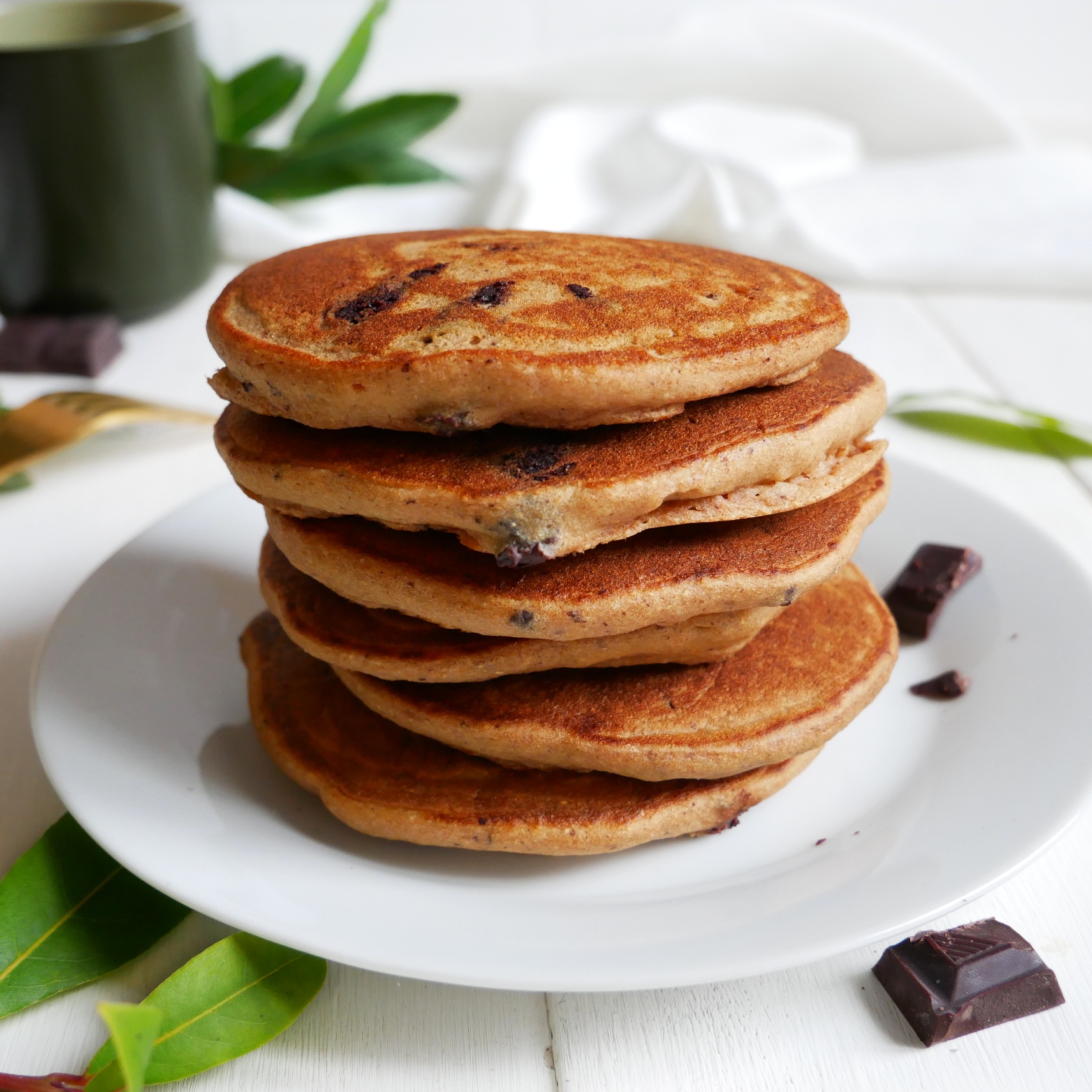 pancakes sans beurre ni huile, ig bas