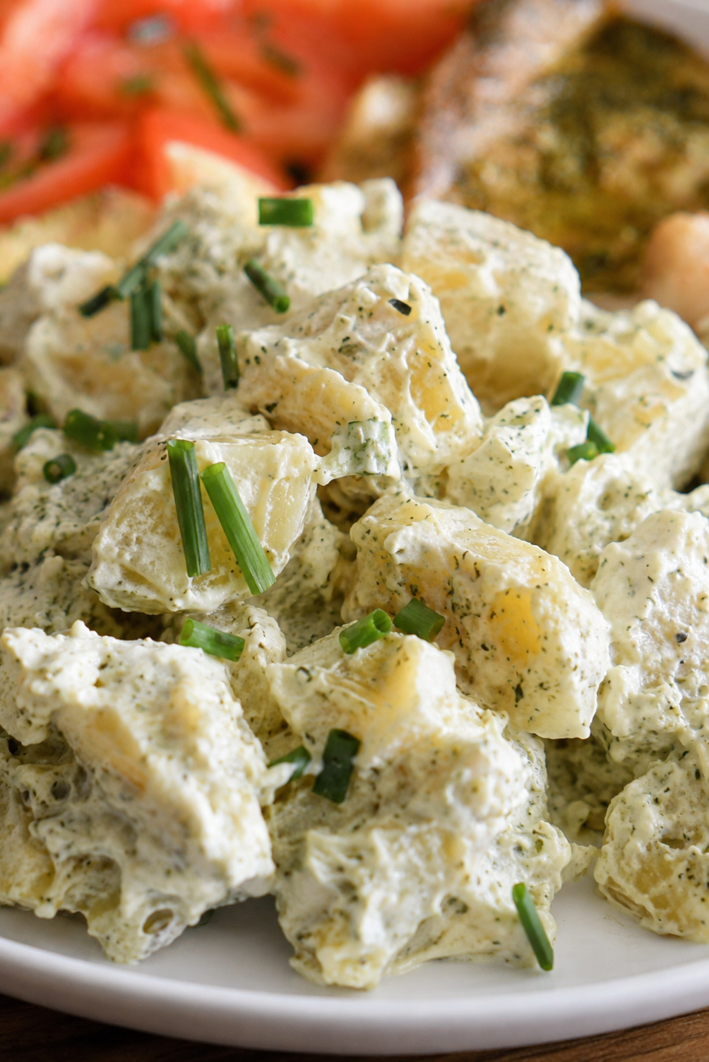salade de pommes de terre skyr et pesto